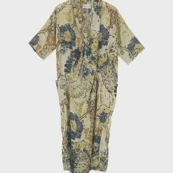 New One Hundred Stars Dhurrie Taupe Rachel Dress