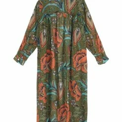 New One Hundred Stars Duster Craft Flowers Olive