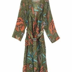 One Hundred Stars Gown Craft Flowers Olive New