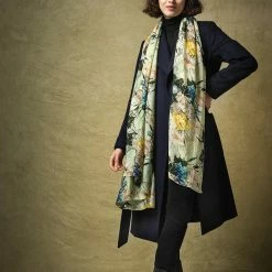 New One Hundred Stars Scarf Winter Lily Verdigris