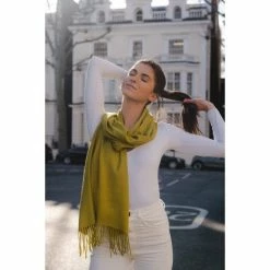 New Park Lane Luxury Scarf Pashmina Tuscan Olive