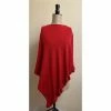 Park Lane Lara Cashmere Mix Poncho In Red Fashion