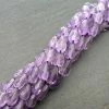 Precious Sparkle Amethyst Brazilian Faceted Top Drilled Drop Beads 15" Strand
