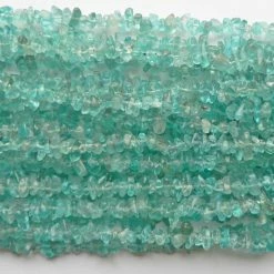 Precious Sparkle Apatite Chip Beads 35" Strand
