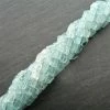 Precious Sparkle Aquamarine Plain 3x5mm Rectangle Beads 15" Strand