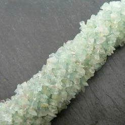 Precious Sparkle Aquamarine Chip Beads 35" Strand