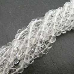 Precious Sparkle Crystal Plain Round 5mm Beads 15" Strand