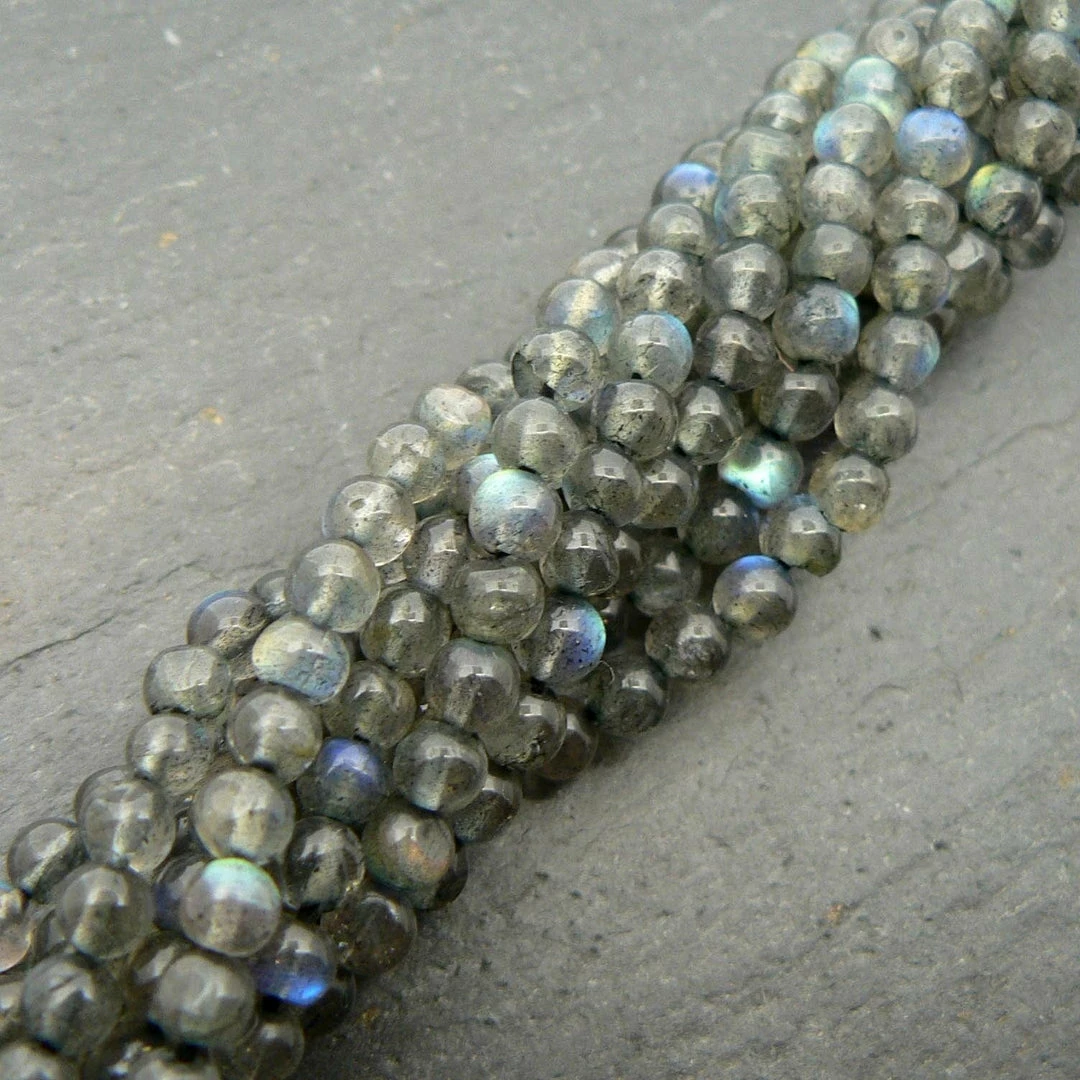 Best reviews of ๐ Precious Sparkle Labradorite 3mm Round Beads 15" Strand ๐ 1 Precious Sparkle Labradorite 3mm Round Beads 15" Strand
