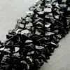 Precious Sparkle Black Onyx Chip Beads 35" Strand