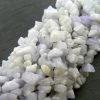 Precious Sparkle Blue Lace Agate Chip Beads 35" Strand