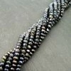 Precious Sparkle Blue Spinel Machine Cut Faceted Rondelle Beads 15" Beads