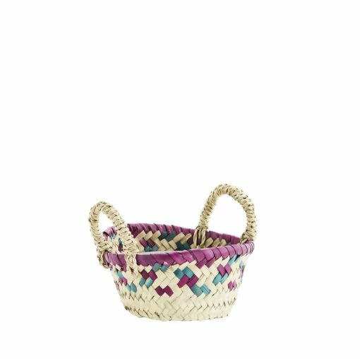 New Madam Stoltz Grass Basket With Handles Small