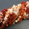 Precious Sparkle Mexican Fire Opal Chip Beads 36" Strand