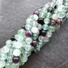Precious Sparkle Multi Fluorite 8mm Round Beads 15" Strand