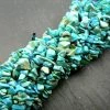 Precious Sparkle Natural Turquoise Chip Beads 35" Strand