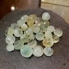 Precious Sparkle Prehnite Faceted Onion Briolette Beads (set Of 5)