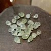 Precious Sparkle Prehnite Faceted Teardrop Briolette Beads (set Of 10 Briolettes)