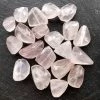 Precious Sparkle Rose Quartz Faceted Nugget Beads (per Bead)