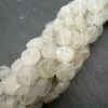Precious Sparkle Rutile Quartz Coin Beads 15" Strand
