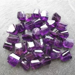 Precious Sparkle Amethyst Faceted Nugget Bead (per Bead) Beads