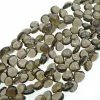 Precious Sparkle Smoky Quartz Faceted Heart Drop Beads (Set Of 10)
