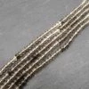 Precious Sparkle Smoky Quartz Shaded AAA Faceted Rondelle Beads 14" Strand