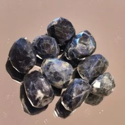 Precious Sparkle Beads Sodalite Faceted Nuggets (per Bead)