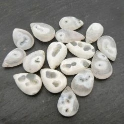 Precious Sparkle Solar Quartz Plain Pear Briolette Beads (each Bead)