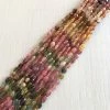 Precious Sparkle Tourmaline Plain Oval Beads 15" Strand