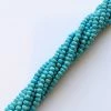 Precious Sparkle Turquoise Faceted Rondelle Beads 15" Strand