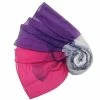 Pure Fashions Giant Leaf Scarf Purple