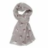 Pure Fashions New Grey Jack Russell Scarf