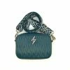 Sixton London Rivington Bag Small Teal With Lightning Bolt New