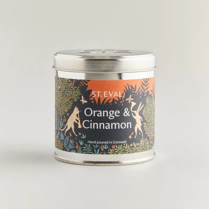 Hot Sale 🛒 St Eval 🎄 Christmas Orange & Cinnamon Candle Tin New 🎉 1 St Eval Christmas Orange & Cinnamon Candle Tin New
