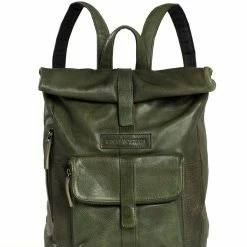 Sticks & Stones Messenger Backpack Dark Olive New