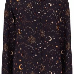 Sugarhill Brighton Black Celestial Nights Catrina Shirt