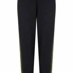 Sugarhill Brighton Black Rainbow Stripes Joggers