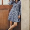 Sugarhill Brighton Devra Shirt Dress Slate Star Leopard New