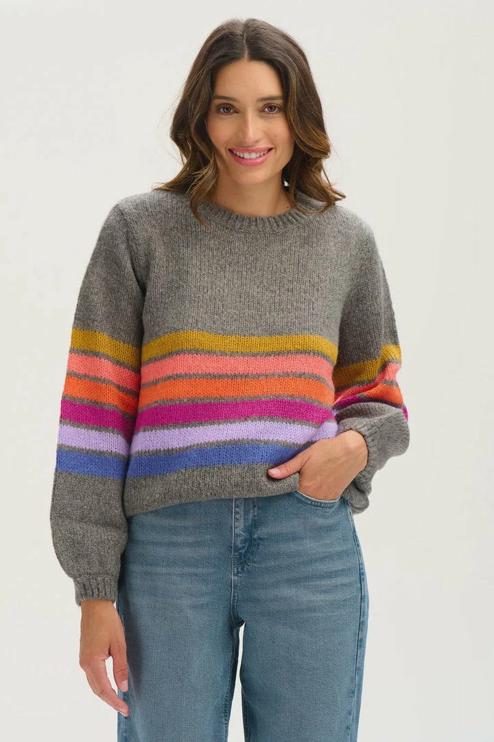 Outlet ✔️ Sugarhill Brighton Essie Jumper Block Stripes New 😀 1 Sugarhill Brighton Essie Jumper Block Stripes New