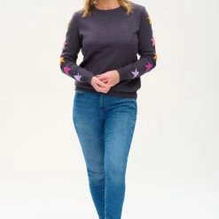 Sugarhill Brighton Star Sleeve Stacy Jumper New