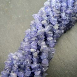 Unique Jewellers Jaipur Tanzanite Chip Beads 35" Strand