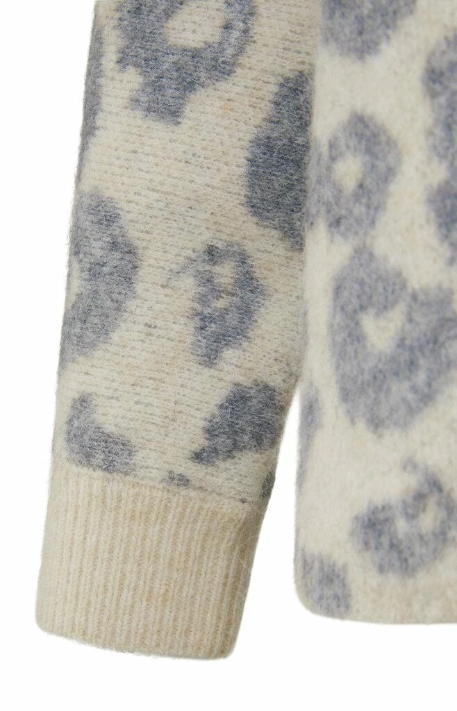 Deals 🤩 Yaya Animal Pattern Cardigan Tapioca Sand New 😀 3 Yaya Animal Pattern Cardigan Tapioca Sand New