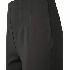 Yaya Cotton Stretch Thin Trousers Bristol Black New