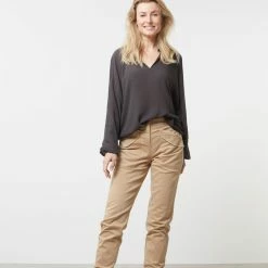 Yaya Fluid Top With Open Neck Bristol Black New