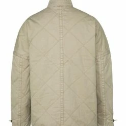 Yaya Quilted Jacket In Oversized Fit Warm Sand New