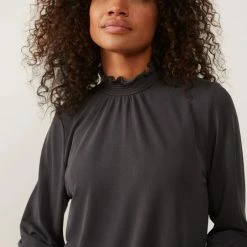 YAYA Smock Top Phantom